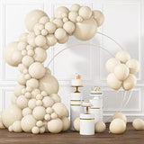Cream Beige Balloon Garland Kit: 105pcs Wedding Shower Party Decor