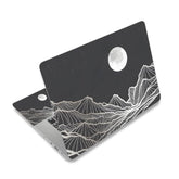 12.1-15.6 Inch Laptop Skin Decal, Universal Reusable Vinyl Laptop Cover Sticker, Waterproof Art Decal Protector - Moon And Valley