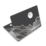 12.1-15.6 Inch Laptop Skin Decal, Universal Reusable Vinyl Laptop Cover Sticker, Waterproof Art Decal Protector - Moon And Valley