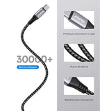 Usb C Cable(10Ft,4-Pack), Usb Type C Charger Cable Fast Charging Usb A To Usb C Charging Cable Nylon Braided Compatible With Samsung Galaxy S20 S21 S22+ S23 Ultra S24, A14 A15 A70, Tab S9 A9+