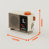 N200 Bluetooth Speaker, TWS Pairing, Retro Speakers for Home,Desktop,Small Wireless Portable,8H Playtime,Gifts Ideas,White