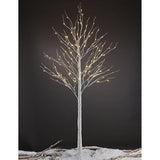 8Ft 132 Led Birch Tree,Home,Festival,Party,Christmas,Indoor And Outdoor Use,Warm White