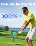 VR Golf Club Attachment for Quest 3/3S - Premium Carbon Fiber Grip, Non-Slip Design & Precision Tracking - Realistic Weighted Controller