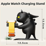 For Apple Watch Charger Stand,Charger Stand Compatible With Apple Watch Series Ultra2/Ultra/10/9/8/Se2/7/6/Se/5/4/3/2/1(49/46/45/44/42/41/40/38Mm) Cute Dragon Iwatch Charging Dock Supports Nightstand