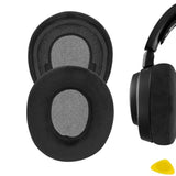 Geekria Comfort Velour Replacement Ear Pads for SteelSeries Arctis Nova Pro Wireless Headphones, Repair Parts (Black)