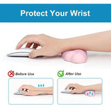 Mouse Pad Wrist Support,Ergonomic Gaming Mouse Pad, Anime Mouse Mat Gel Filled With Non-Slip Base For Office,Home 9 * 7Inch (Cat Paw)