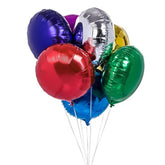 50pcs Round Shape Foil Mylar Balloons – 18" for Birthday Party Decor