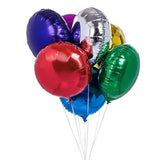 50pcs Round Shape Foil Mylar Balloons β 18" for Birthday Party Decor
