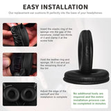 Replacement Ear Pads For Sony Mdr-Pq2, Mdr-Nc6, Akg K518, K518Dj, K518Le, K81 – Protein Leather Earpads Repair Cushions Compatible With Over-Ear Headphones