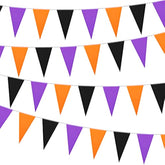 165ft Halloween Pennant Banner Triangle Flag Garland for Indoor Outdoor Party Decor