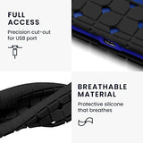 Silicone Case Compatible With Wd My Passport Ssd 500Gb / 1T / 2T / 4T - Case Protective Cover For Ssd Drive - Dark Blue