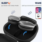 Hard Carrying Case For Apple Airpods Max Supports Sleep Mode, Portable Travel Storage Bag For Apple Airpods Max Headphone