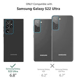 For Samsung Galaxy S22 Ultra Wallet Case With Card Holder, Kickstand Feature Pu Leather Case With Adjustable Crossbody Lanyard Magnetic Clasp Zipper Pocket Flip Cover (Claret)