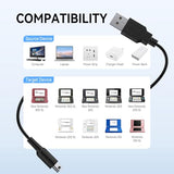 2 Pack Charger for Nintendo New 3DS XL/3DS/New 2DS XL/New 2DS Charger Cable, 3.9 FT USB Power Charging Cord Adapter Compatible with Nintendo 3DS XL/