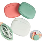 Silicone Headphone Organizer-Data Cable Storage Case-Mini Key Box-Portable Wired Headphone Organizer(Red-Grey-Green-3Pcs)