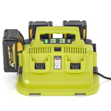 Replacement For Dewalt 20V Max Battery Charger, 6-Ports Multi Charger Station Compatible With Dewalt 20V/60V Flex Volt Batteries Dcb207 Dcb206 Dcb205 Dcb204 Dcb203 Dcb201 Dcb606 Dcb609 Dcb612