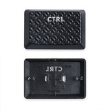Backlit Keycaps Replacement For Gl Tactile Switch Logit G813/G815/G913/G915 Tkl Rgb Mechanical Gaming Keyboard (2Pcs Texture Ctrl Black)