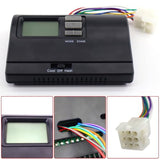 8330D3351 Digital Thermostat, Rv Thermostat Heat/Cool Wall-Mount Black