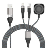 2025 Upgraded 3 In 2 Travel Charger For Apple Watch & Iphone - Usb C/Magnetic Wireless Fast Charging Cable, Compatible With Iwatch Ultra 2/Se/10-1, Iphone 16/15, Galaxy S24 (Portable 6Ft)