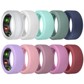 Ring Cover For Oura Ring Gen 4/ Gen 3, Anti-Scratch Elastic Silicone Oura Ring Case Protector For Men Women Working Out Gym