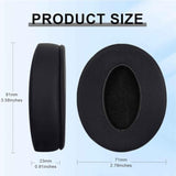 Replacement Ear Pads For Sennheiser Hd 4.50Bt, Hd 4.50Btnc, Hd 4.50Se, Hd 4.40Bt, Hd 4.30G, Hd 4.20S, Hd 458Bt, Hd 450Bt, Hd 400S, Hd 350Bt, Hd300, Headphones Ear Cushions Cups Covers (Cg Black)