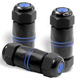 Waterproof Rj45 Coupler Short Profile, Shielded Ip67 Waterproof Ethernet Conne