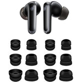 Double Flange Eartips Compatible With Soundcore P20I P30I P40I Earbuds, 6 Pairs S/M/L Sizes Soft Ear Tips Earbuds Tips, Compatible With Soundcore P20I P30I P40I 6 Pairs Black
