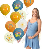 Here Comes The Son Baby Shower Decorations,35Pcs Boho First Trip Aroun
