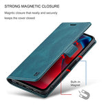 Case For Moto G Stylus 5G 2021,Pu Leather Folio Flip Wallet Case With Card Holster Stand Kickstand Magnetic Closure Shockproof Phone Cover For Motorola Moto G Stylus 5G 2021 (Blue)