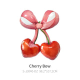 2 Pcs 42-Inch Red Cherry Bow Foil Balloons – Summer Berry Party Decorations, “She’s the Cherry on Top” Theme, First Birthday, Baby Shower, Arch & Garland Supplies