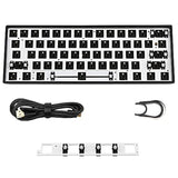 Gk61X V3 Pcb Plate Case For 60% Keyboard Custom Hot Swappable Rgb Keyboard Diy