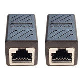 Rj45 In-Line Coupler Adapter Female To Female Ethernet Cable Extender 8-Pin Mo
