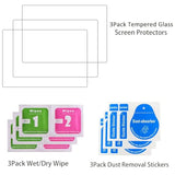 3 Pack Tempered Glass Screen Protectors Compatible With Lenovo Legion Go S Handheld 2025, 8.0Inch Full Coverage,Anti Scratch, Bubble Free, 9H Hardness