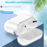 Clear TPU Protective Case for Apple AirPods Pro 3 2025 with Cleaning Kit, Soft Transparent Skin for Women and Men, Compatible with iPod Pro 3rd Generation Charging Case