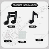 20Pc Music Note Balloons - Black Music Notes Party Decorations - Aluminum Foil Balloons For Birthday, Baby Shower Celebrations