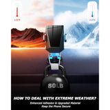 Wireless Car Charger Phone Holder - 15W Fast Charging, Dashboard, Windshield, Air Vent Mount For Iphone 11-16, Samsung Galaxy, Google Pixel