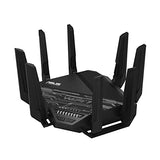 Rt-Be96U Be19000 802.11Be Tri-Band Performance Wifi 7 Extendable Router With 6Ghz Support, Dual 10G Port, 320Mhz, Internet Security, Mlo, Multi-Ru Puncturing, Aimesh Support