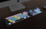 Final Cut Pro Backlit Pro Aluminum Keyboard - Macos - Us 150+ Shortcuts, Color-Coded, Backlit For Enhanced Visibility, Boosts Editing Speed By 40%, Designed For Final Cut Pro X