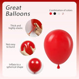 60pc Red, Black & White 12-Inch Balloons for NYE & Birthdays