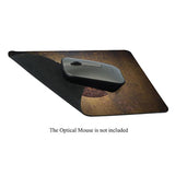 Gaming Mouse Pad - Non-Slip Rubber Base, Smooth Surface for Precise Mouse Control, Ideal for Laptop, Office Use - 9.5 x 7.9 Inch - Radioactive Sign