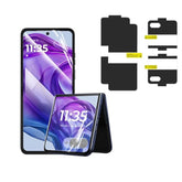 [2+2 Pack Screen Protector For Motorola Razr 2024/Razr 2025 - Hydrogel Film Front And Rear Screens Combination ?High Sensitivity, Not Glass, Hd