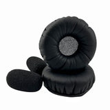 Ear Pads Cushions Replacement Compatible With Telex Airman 750 Aviation Headset Pad Earmuffs Cups Cover Headphone Repair Parts-Protein Leater