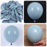 129pcs Dusty Blue Balloon Arch Kit 18 12 10 5 Inch for Party Decorations