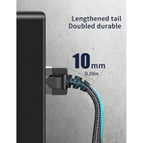 Ultra-Slim Cat6A Cable 6Ft Super Flexible, Thin Cat 6 Ethernet Patch Cable 90