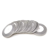 10Rolls 250Yards/228Meters 1/4 Inch Wide Sparkle Silver Organza Ribbon