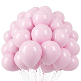 Pastel Pink Latex Balloons: 12" Party Decorations, 110pcs