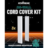 ECHOGEAR TV Cord Hider for Wall Mounted TV - 48" Customizable Cable Management Kit Conceals 6+ Cables – Cord Cover Installs in Minutes with Screwdriver – Made in America