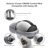 CMGXR Comfort Mod Compatible with Galaxy XR - Soft & Enlarged Forehead/Rear Pads with Optional Top Strap, Sweatproof & Breathable Replacement Pad Kit