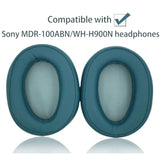 Replacement Ear Pads, Compatible With Sony Mdr-100Abn/Wh-H900N Headphones, Made Of Soft Protein Leather And Memory Foam, Replacement Ear Pads (Dark Green)