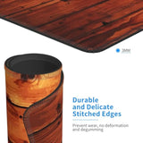 Mouse Pad Rustic Wood Wooden Mouse Pads For Desk Non-Slip Rubber Base Square Gaming Mousepad Mat For Computer Home Office